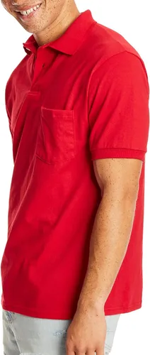 Miniatura 4 de Hanes Polo EcoSmart de manga corta para hombre, paquete de 2