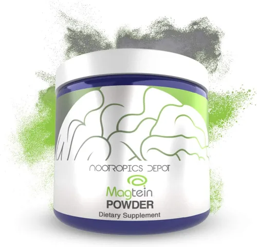 Nootropics Depot Magtein Magnesio L-treonato en polvo | 4.23 oz | Suplemento mineral, natural | Apoya la función mitocondrial, función cognitiva |