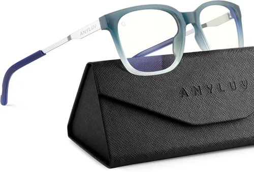 Miniatura 14 de ANYLUV Blue Light Glasses for Men, Lightweight Computer Gaming Glasses, Stylish Anti Eyestrain Blue Light Blocking Men