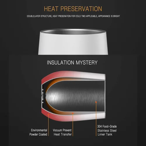 Miniatura 3 de Vasos de vino aislados con tapa, vasos de vino de acero inoxidable de 12 onzas sin tallo, vaso de viaje de doble pared para café, bebidas, champán