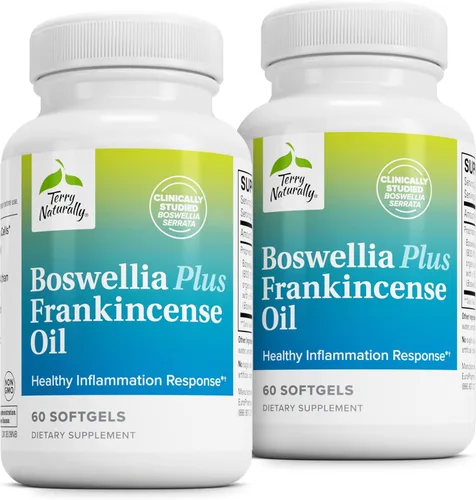Terry Naturally Boswellia Plus - Aceite de incienso - Suplemento de apoyo articular para apoyar la movilidad y la comodidad de las articulaciones,