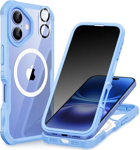 Miniatura 84 de CENHUFO Funda de privacidad para iPhone 11 Pro, funda de cuerpo completo con protector de pantalla de privacidad de vidrio templado 9H integrado