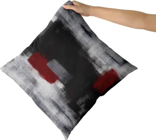 Miniatura 7 de Giwawa Little Adventure - Funda de almohada decorativa cuadrada de 16 x 16 pulgadas, color azul marino, diseño de flecha, fogata, oso, bosque