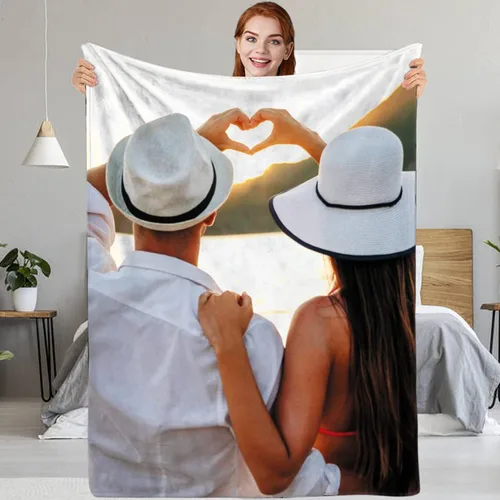 Miniatura 10 de Regalos personalizados para parejas: manta personalizada con fotos, manta personalizada con fotos, regalos de cumpleaños para novio, novia, esposa