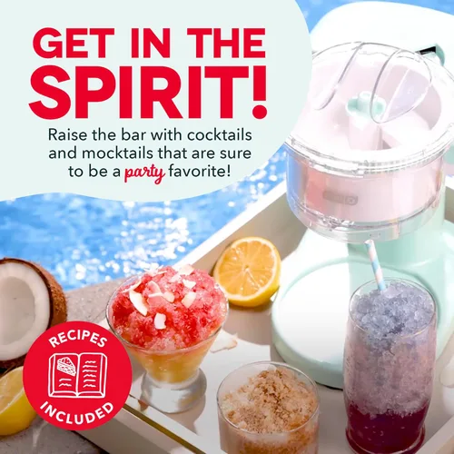 Miniatura 5 de DASH - Máquina de Hielo Raspado - Elaborador de Postres Congelados para Conos de Nieve, Granizados, Cócteles y Más - Fácil de Usar y Limpiar
