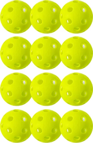 Miniatura 18 de Franklin Sports X-26 - Pelotas de pickleball para interiores - 3 unidades, 12 unidades y 100 unidades al por mayor - Pelotas de pickleball aprobadas