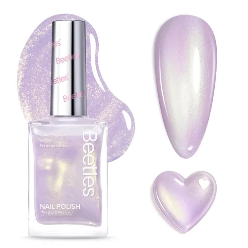 Miniatura 9 de Beetles - Fortalecedor de uñas – Corrector de uñas transparente de secado rápido al aire libre para uñas dañadas y desiguales, esmalte de uñas