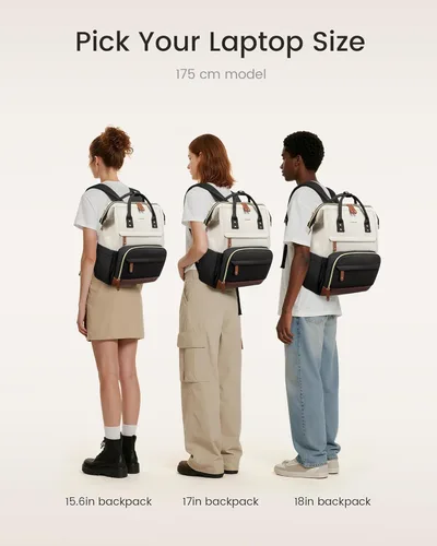 Miniatura 6 de LOVEVOOK Mochila para laptop para mujer, 15,6 pulg.