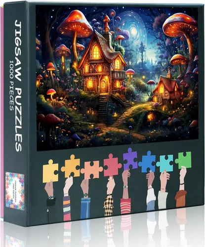 Miniatura 8 de Rompecabezas para adultos, mundo de fantasía, dentro del libro, rompecabezas de flores, conocimiento, mariposa, rompecabezas de castillo