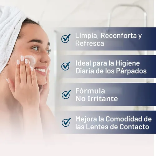 Miniatura 5 de Limpiador del párpado con espuma, 7.25 onzas líquidas, OCUSOFT064030, 1, 1, 1