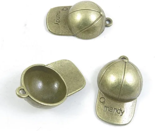 Bisutería bronce antiguo colgantes Craft un montón reparación fuente de suministros i0gx2 gorra de béisbol