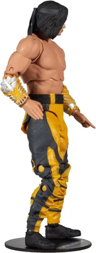 Miniatura 3 de McFarlane Toys Mortal Kombat Liu Kang (Fighting Abbot) Figura de acción de 7 pulgadas con accesorios