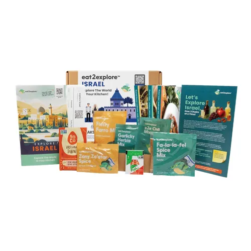 Miniatura 18 de eat2explore Kit de cocina global para adultos, recetas auténticas, especias esenciales y maridajes de bebidas, perfecto para citas nocturnas
