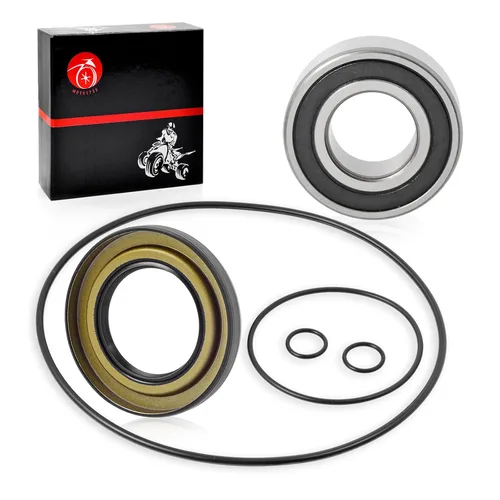 Miniatura 4 de Kit de juntas tóricas y cojinetes de tambor de freno de eje trasero compatible con Suzuki Quadsport Z250 Ozark 250 LTF250 LTZ250 2002-2014