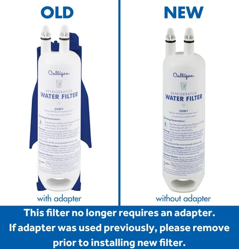 Miniatura 4 de Culligan CUW1 Filtro de agua para refrigerador, reemplazo para filtro de agua Whirlpool 1 (EDR1RXD1) Reemplace cada 6 meses, paquete de 1