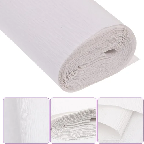 Miniatura 3 de LIFKOME Papel crepé dobleces rollo de papel crepé hojas italianas rosas papel de regalo para obras de arte floral, bricolaje, decoración de boda