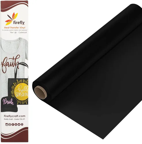 Miniatura 46 de Firefly Craft - Lámina de vinilo de transferencia de calor con purpurina turquesa HTV - Vinilo para transferencia térmica - Hojas de tela