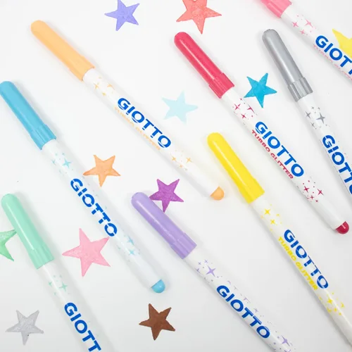 Miniatura 5 de Giotto Turbo Advanced - Bolígrafos de fibra de fieltro súper lavables, punta fina de 0.110 in, paquete escolar, 108 unidades, 9 x 12