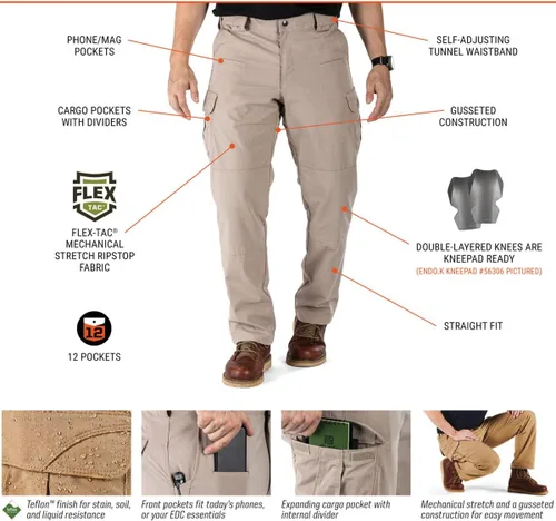 Miniatura 5 de 5.11 Tactical Stryke Estilo de Pantalón para Hombre