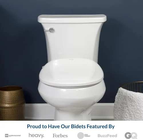 Miniatura 10 de Bio Bidet BB500 Asiento de Bidé Eléctrico Calentado con Lavado de Agua Caliente, Luz Nocturna, Diseño de Bajo Perfil, Alargado