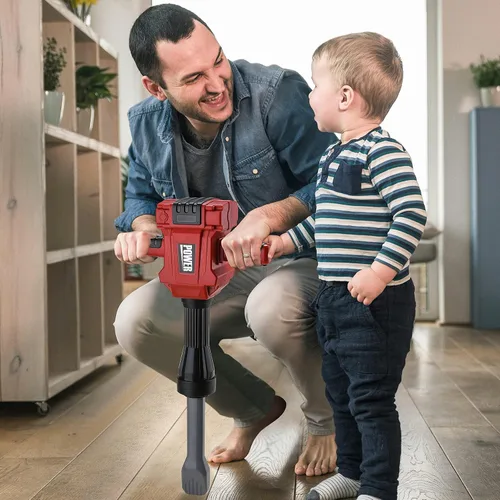 Miniatura 3 de Toy Choi's Juguetes de Martillo Neumático Infantil - Juego de Simulación con Sonido y Acción Realistas, Juguetes de Construcción para Niños y Niñas
