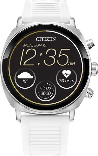 Citizen CZ Smart PQ2 - Reloj inteligente unisex de 1.614 in con aplicación YouQ con IBM Watson® AI y NASA Research, Wear OS por Google, recursos