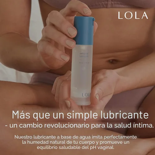 Miniatura 8 de LOLA Lubricante personal a base de agua, lubricante sin perfume para parejas, suave, pH equilibrado, antiadherente, fácil de limpiar, para mujeres