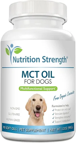 Miniatura 12 de Omega 3 - Geles suaves de aceite de pescado para perros con ácidos grasos EPA y DHA para el corazón, la piel, el pelaje y la alergia, suplemento