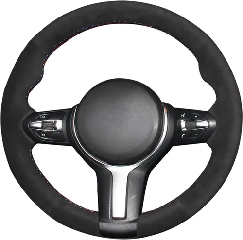 Miniatura 39 de MEWANT - Funda para volante de automóvil cosida a mano de Athsuede para BMW F87 M2 F80 M3 F82 M4 M5 F12 F13 M6 F85 X2 X5 M F86 X6 M F33 F30 M
