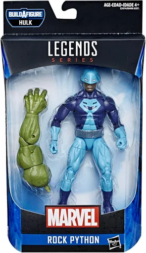 Miniatura 2 de Marvel Legends Series Rock Python - Figura de acción coleccionable de 6 pulgadas para niños de 6 años de edad con figurita Build-A-Figurepiece