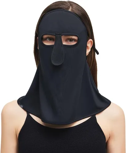 Miniatura 11 de Polaina para el cuello, máscara de protección solar, pasamontañas, bandanas de cara completa, cubierta de protección solar UPF50+ con bucles