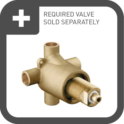 Miniatura 2 de Moen Voss - Kit de ajuste de válvula de transferencia de ducha de 3 funciones, requiere válvula, T4612BG