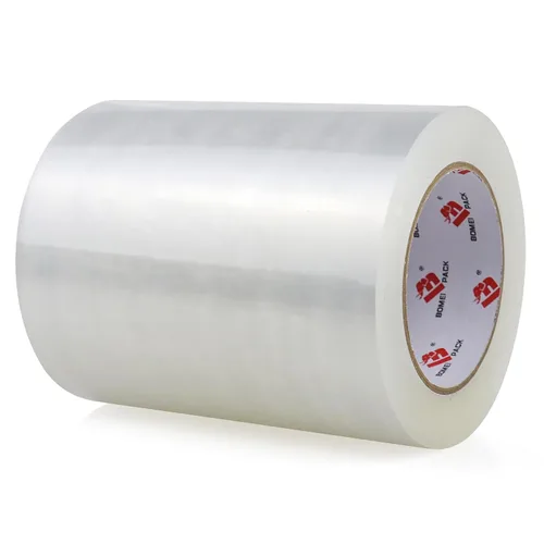 Miniatura 10 de BOMEI PACK Cinta de embalaje transparente de 3 pulgadas de ancho, 3 pulgadas x 110 yardas (330 pies), repuesto de cinta de envío resistente de grado