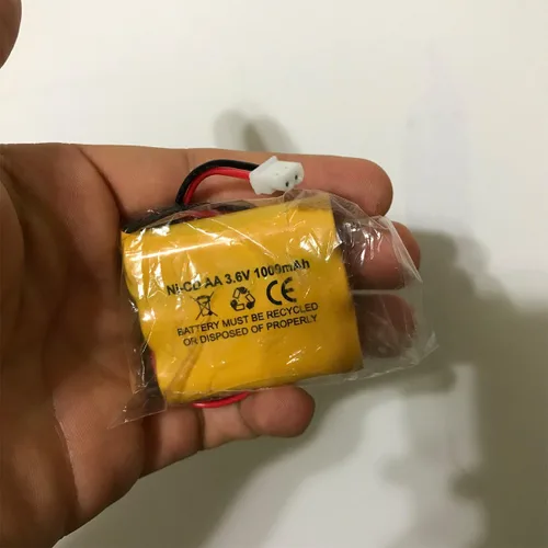 Miniatura 3 de Saft B15CS03 Emergi-Lite C8 3.6v 1000mAh Ni-Cd Reemplazo de batería para emergencia y salida Luz Blanco Conector Ni-Mh Reemplazo de batería