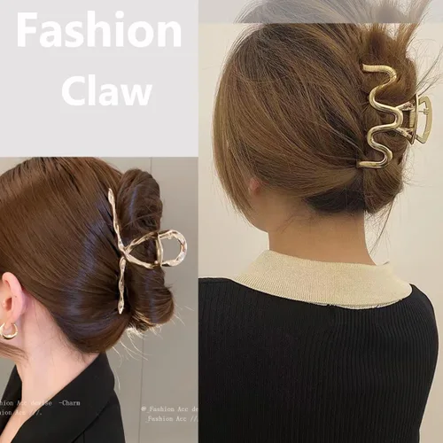 Miniatura 7 de Mehayi 3 PCS Pinzas de Garra de Metal Grandes para Cabello Grueso y Pesado, Pinzas de Sujeción Antideslizantes Grandes con Mordaza para Cabello