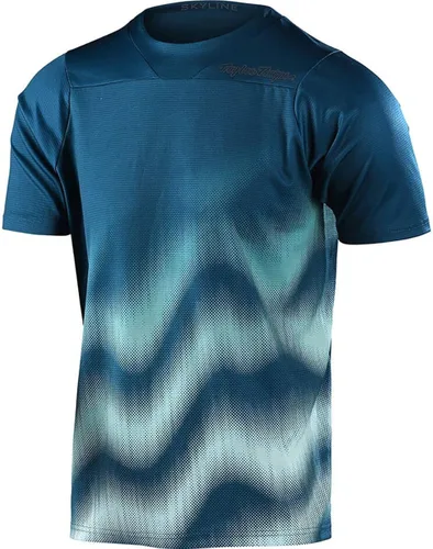 Miniatura 4 de Troy Lee Designs Camiseta de ciclismo MTB para bicicleta de montaña para hombre, Skyline SS Wave