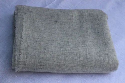 Miniatura 7 de Manta de lujo 100% pashmina, manta de meditación de cachemira natural (40 x 90 pulgadas), hecha a mano en Nepal por Pure Himalayan Pashmina, Natural