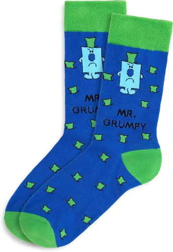 Miniatura 3 de Mr. Men Mr Grumpy Mug And Socks - Taza de café de cerámica de 11 oz