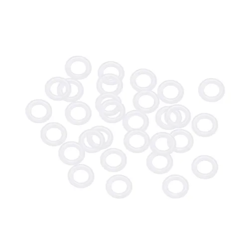 Miniatura 7 de Uxcell - Aros de silicona, 8 mm de diámetro exterior, 5 mm de diámetro interior, 1.5 mm de ancho, junta de sellado VMQ para válvulas de compresor