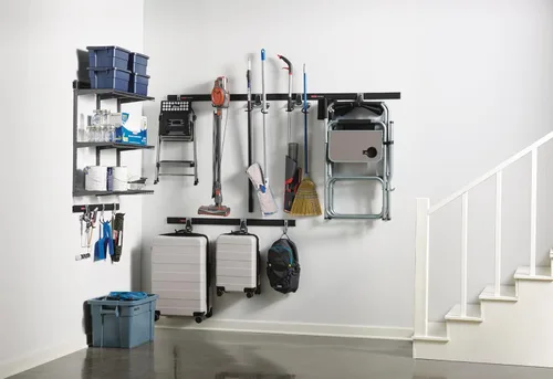 Miniatura 13 de Rubbermaid Fasttrack Rail Storage - Kit de 3 estantes de 36 x 12 pulgadas, 350 libras por estante, para el hogar, garaje, cobertizo/organización