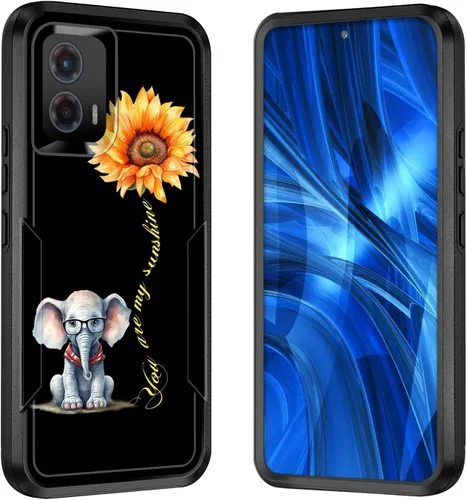 Miniatura 51 de Funda para Moto G 5G 2023, [probada en caídas de grado militar], resistente, resistente, resistente, a prueba de golpes, funda protectora