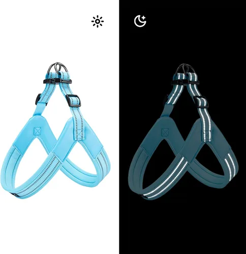 Miniatura 4 de EXCELLENT ELITE SPANKER Arnés para perro sin jalón Paso ajustable reflectante Chaleco acolchado suave con clips de correa para el pecho de mascota