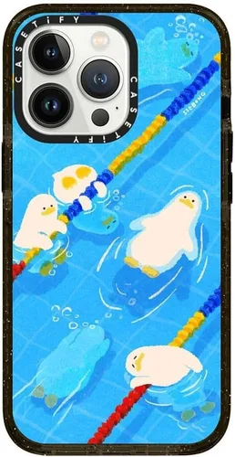 Miniatura 219 de Funda Impact de CASETiFY para iPhone 13 Pro Max con Magsafe - Estuche Claro Cuento de Invierno - Claro Negro Estuche transparente Winter Tale