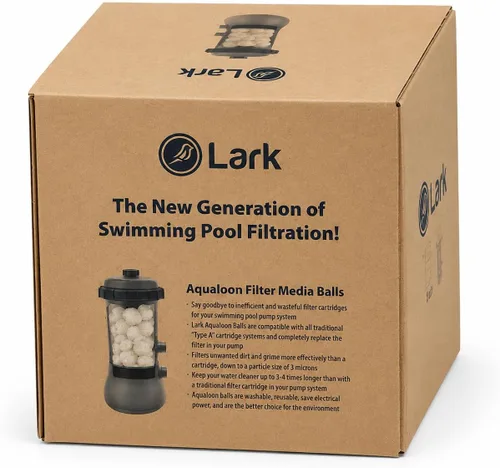 Miniatura 7 de Lark Las bolas de filtro de piscina sobre el suelo funcionan con sistemas de filtración tipo A, D, I y arena