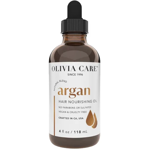 Olivia Care Aceite para el cabello hecho con ingredientes naturales a base de plantas, proporciona hidratación, suavidad y humedad, tratamiento