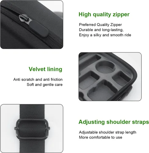 Miniatura 5 de Estuche rígido de transporte para DJI Osmo Pocket 3 y accesorios, estuche de viaje portátil Osmo Pocket 3, bolsa de almacenamiento para DJI Pocket 3