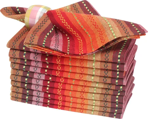 Miniatura 30 de Servilletas de tela para uso diario, 100% algodón, 18 x 18 pulgadas, color azul, servilletas de boda, servilletas de cóctel, servilletas de tela
