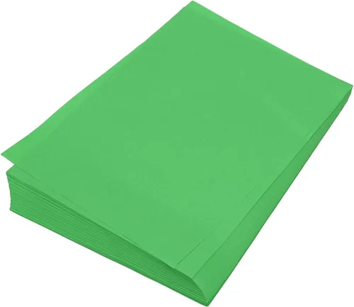 Miniatura 109 de MECCANIXITY 100 hojas de papel de origami de doble cara de 8 x 8 pulgadas (7.9 x 7.9 in), hoja cuadrada para proyectos de manualidades, Pasto verde