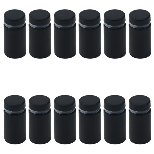 Miniatura 33 de Antrader Paquete de 12 Soportes Separadores de Vidrio de Acero Inoxidable de 3/4" x 1-1/5", Separadores de Pared Clavos de Ferretería Publicitarios