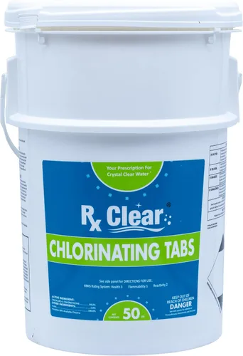 Miniatura 16 de Rx Clear - Tabletas de cloro de 3 pulgadas 5 libras Tabletas estabilizadas individuales para desinfectar piscinas De larga duración